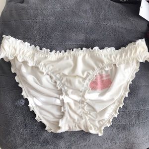 Vs pink scrunch bikini bottoms